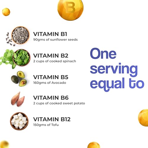 Health Veda Organics Plant Based Vitamin B12 Supplement with Moringa | B1, B2, B3, B5, B6, B7 & B9 | Boosts Energy, Brain, Nerve & Heart Health | 60 Veg Capsules (Pack of 2)