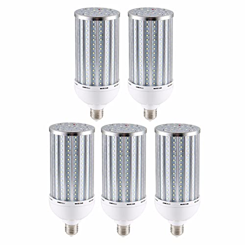 HXKJ 5 Stücke E27 E40 LED Corn Glühbirne, 10-80 Watt LED Corn Glühbirne, 3000k Warmes Licht / 6500k Weißes Licht E40 White Light 6500K-40W Cover