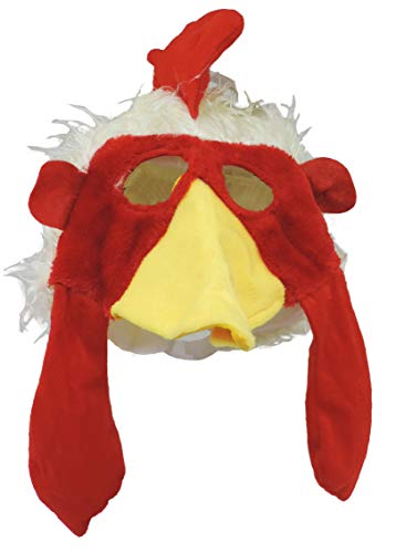 Chicken Rooster Plush Costume Hat - Thumbnail 2
