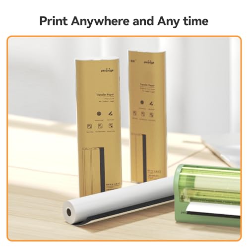 Papel térmico A4 de 8.3 pulgadas compatible con PeriPage A40 y MT810 3