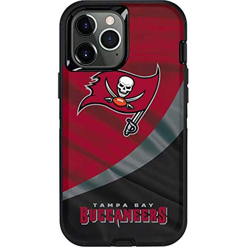 Skinit Decal Phone Skin Compatible with OtterBox Defender Case for iPhone 12 Pro Max - Officially Licensed NFL Tampa Bay Buccaneers Design