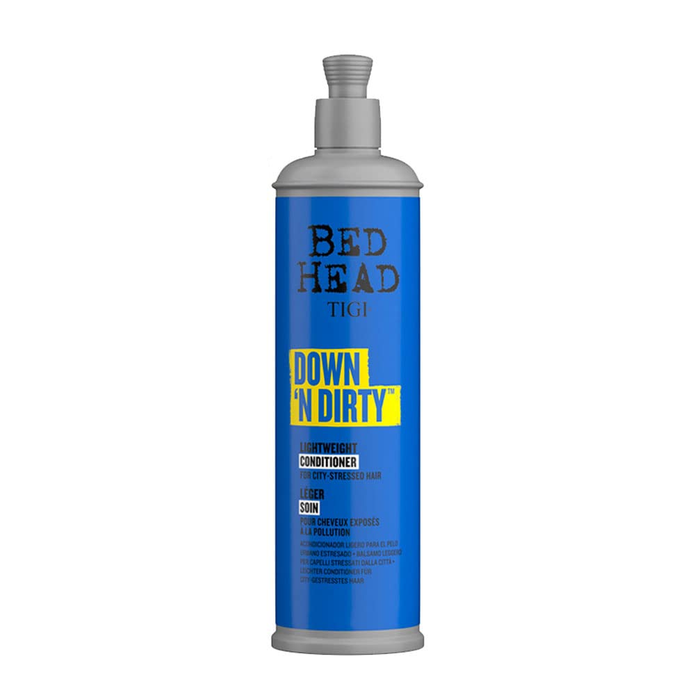 Bed Head TIGI Down N’ Dirty Clarifying Detox Shampoo For Cleansed and Revitalized Hair, Moisturises and Clears Dirt Build-up, Professional Detox Wash Treatment for All Hair Types, Suitable For Coloured Hair, 600ml