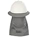 Flame Resistant Gray Hard Hat Sol Shade - Made in The USA