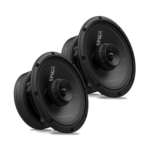 Haut-parleurs voiture AudioControl EPICPRO6CX en titane et acier de 16,5cm