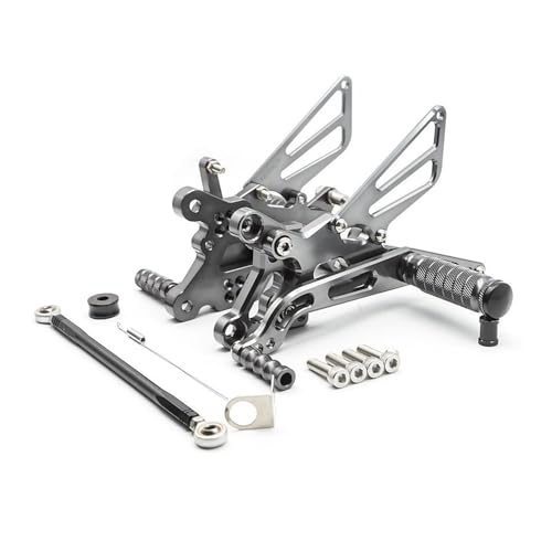 Commandes Reculées YZF-R6 Aluminium CNC : Repose-Pieds Réglables Haut de Gamme
