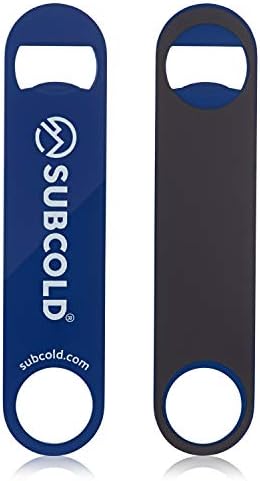 Subcold Bartenders Bar Blade | Magnetic Bottle Opener for Beer Caps | 180*40mm | Stainless Steel (Blue)