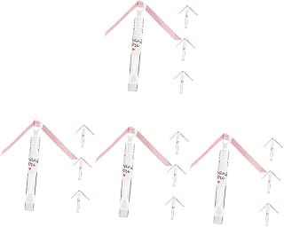 EXCEART Bubble Curling Wand 12 pcs Decorative Bubble Wands Wedding Bubble Bottles Bubble Making Wands Mini Bubble Wands Bubble Stick