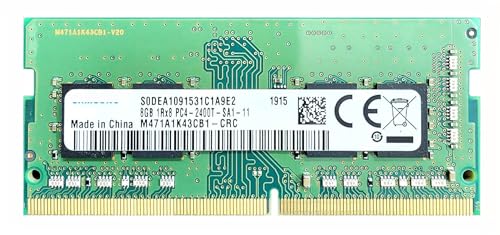 Image of 8GB DDR4 2400MHz Laptop RAM PC4-19200 (PC4-2400T) 260-Pin SODIMM 1Rx8 Single Rank 1.2V Notebook Memory Module Replacement for Part M471A1K43CB1-CRC