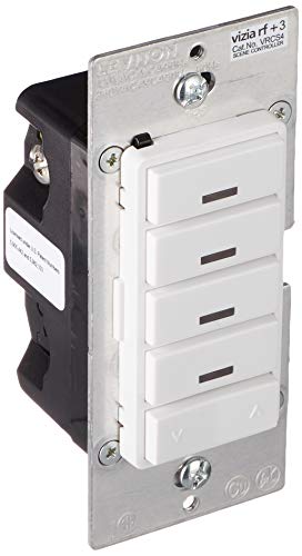 Leviton VRCS4-M0Z Vizia RF + 4-Button Remote Scene Controller