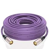 Sound Tools SuperCAT Professional Grade Shielded CAT5e etherCON Cable, Flexible Polyurethane Jacket, Neutrik Connectors (150 feet, Purple)