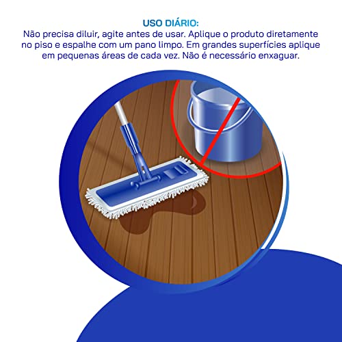 Limpador com Brilho Destac Pisos de Madeira 5L PRO Line, Destac