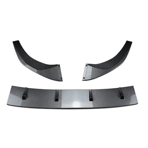 Spoiler Anteriore Per Auto Splitter Diffusore Paraurti Kit Carrozzeria Per VW Per Golf 8 MK8 GTI R GTE GTD 2020-2024 QAQMHVCVB(Carbon Look)