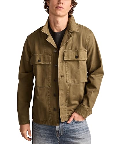 Lucky Brand Men's Military Shirt Jacket2
