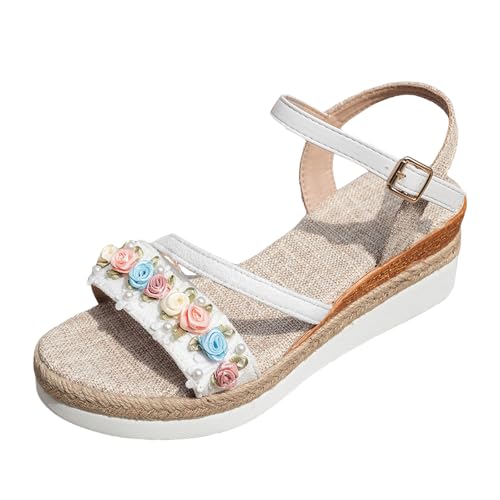 Sandales orthopédiques femme en cuir véritable à bout ouvert pour la marche
