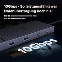 UGREEN USB C Docking Station 10Gbps USB C Hub 2 HDMI – Ansicht 5