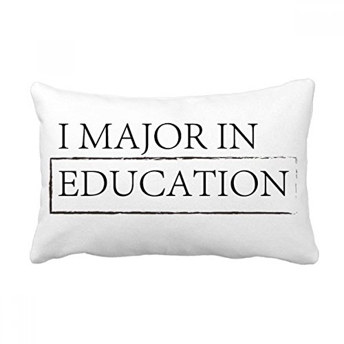 Coussin lombaire éducation multicolore 16x24 pouces pour canapé maison - 2