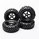 RC 4 Stück 1:10 5 Speichen Buggy Gummireifen für RC HSP 1/10 Offroad