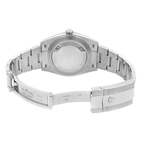 Image of Rolex Datejust 41 Grey Dial with Green Roman Numeral Markers Men's Watch Ref. 126334