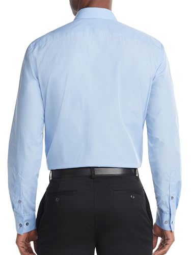 Image of Van Heusen Men's Poplin Regular Fit Solid Point Collar Dress Shirt