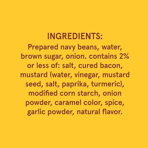 Image of Bush's Best Canned Onion Baked Beans (Pack of 12), Source of Plant Based Protein and Fiber, Low Fat, Gluten Free, 28 oz