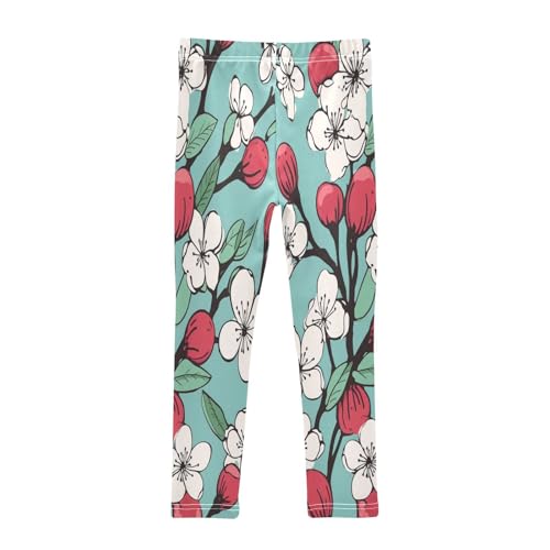 Bolaz Toddler Girls Leggings Printed Yoga Pants Leggings Cherry Five for Kids2