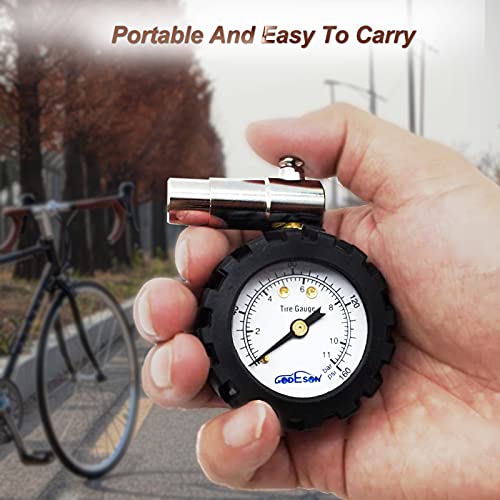 GODESON Presta Mechanical Tire Pressure Gauge