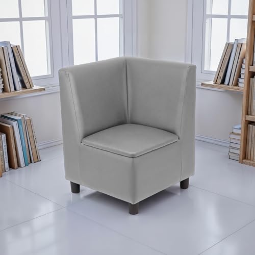 Image of FDP Kid Comfort Collective Modular Corner Armless Chair - Gray