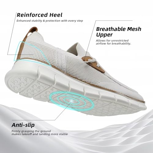 Image of Mens Casual Loafers Shoes Slip On Fashion Walking Dress Sneakers Business Oxfords Work Lightweight Soft Sole Zapatos