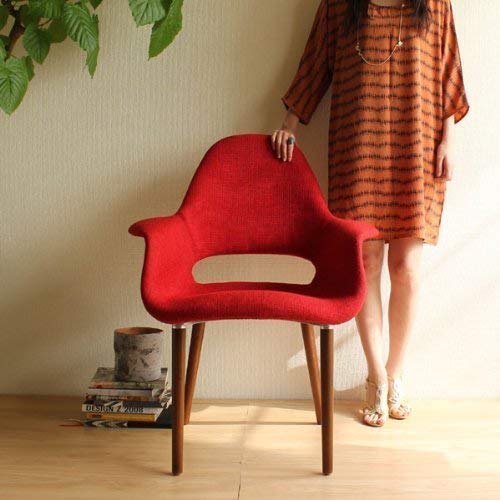 Amazon.co.jp: オーガニックチェア レッド （ プレミアム デザイナー