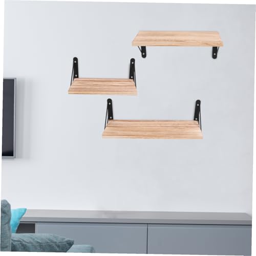 Étagère flottante bois Baluue support mural salon décor