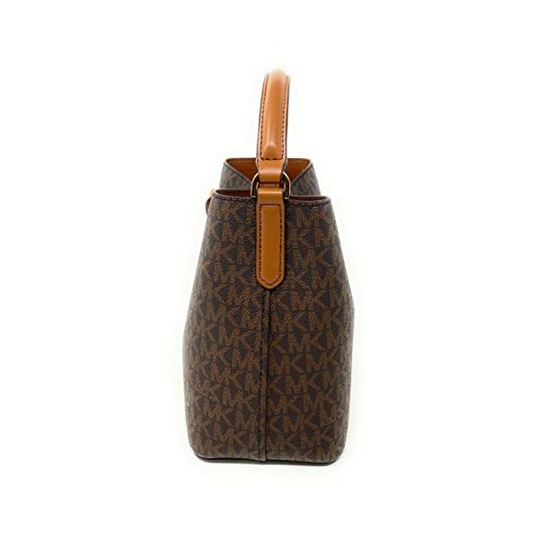 Michael Kors Suri Small Bucket Shoulder Bag (Brown PVC)
