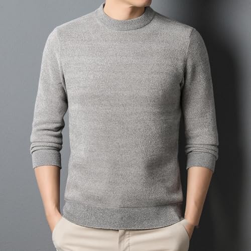 Men's Knitted Top Winter Plush Thickened Warm Men's Underwear Sweater3