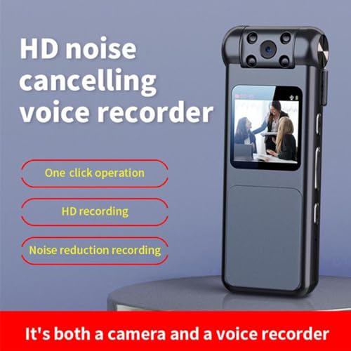 Mini Body Camera, 1080P HD Pocket Body Worn Camera with Back Clip - Image 3