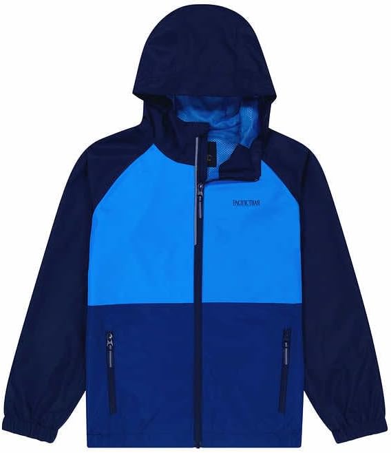 Pacific Trail Youth Waterproof Breathable Rain Jacket for Boys