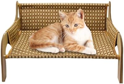 Genérico Sofá para Gatos | Cómoda Cama Elevada para Mascotas | Tr...