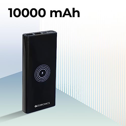 Compare Zebronics MW55 10000mAh Capacity with 22.5W max. Output / 15W