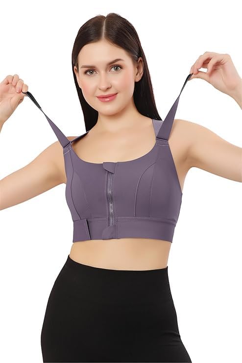 Image of Fashiol Women's Push Up Sports Bra for Gym Criss Cross Racer Back Gymwear Camis Tank Top for Yoga Running & Workout