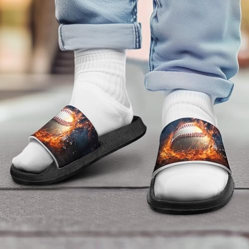 Novelty Patten Kids Cloud Slides Sandals Sports Ball Indoor House Slippers Tractor Print Shower Shoes for Boys Girls Comfort Footbed Slipper Open Toe Outdoor Sandal4