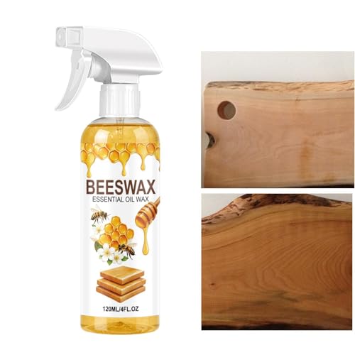 Spray Čera Abejâ - 120ml Restaurador Madera Natural | Spray Čera Cuidado Muebles | Restaurador Muebles | Protección Brillo Superficies Madera Cocinas Mesas