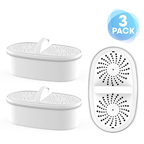 Waterdrop WD-PF-01A Plus Replacement Filters for Chubby Jug - Fast Filtering with Ultra-high Adsorptive ACF Filteration System, Reduce Chlorine, Odour and More (Pack of 3)