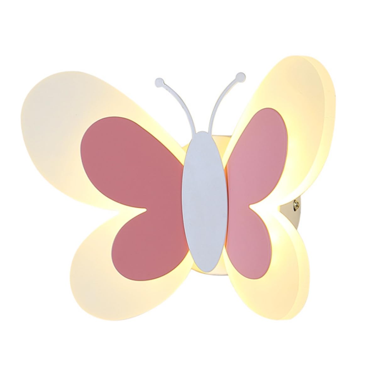 Lampada da Parete Farfalla in Acrilico per Cameretta Bambina Applique da e Decorativa Facile da Installare per Camera da Letto e Corridoio