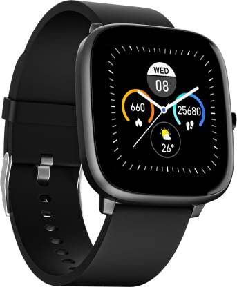 (Renewed) Noise ColorFit Qube Smartwatch (Black)