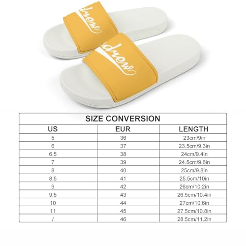 Custom Sports Slides Personalized Slippers - Baseball Sandals Quick Drying Softball Slippers Indoor Outdoor,Gifts for Men Youth Boy (White,Style 43)2