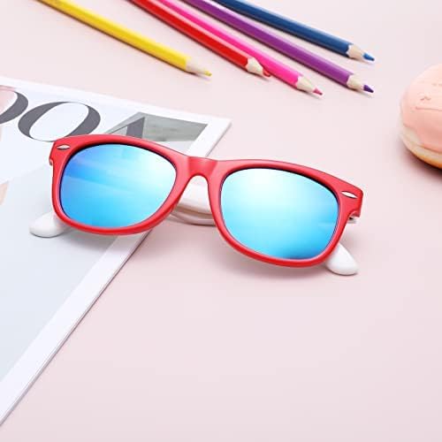 Pro Acme Kids Polarized Sunglasses, Flexible TPEE Frame Shades for Toddler Girls Boys, Ages 3-12 - Image 6