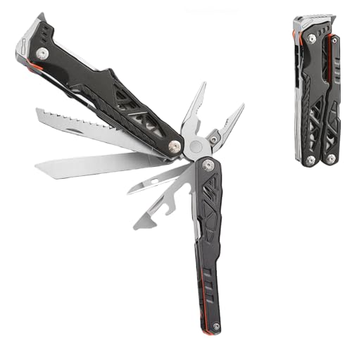 Multitool, 15-in-1 Full-Size, Lightweight EDC, Multi-Purpose Pliers, Multitools, Camping Knives