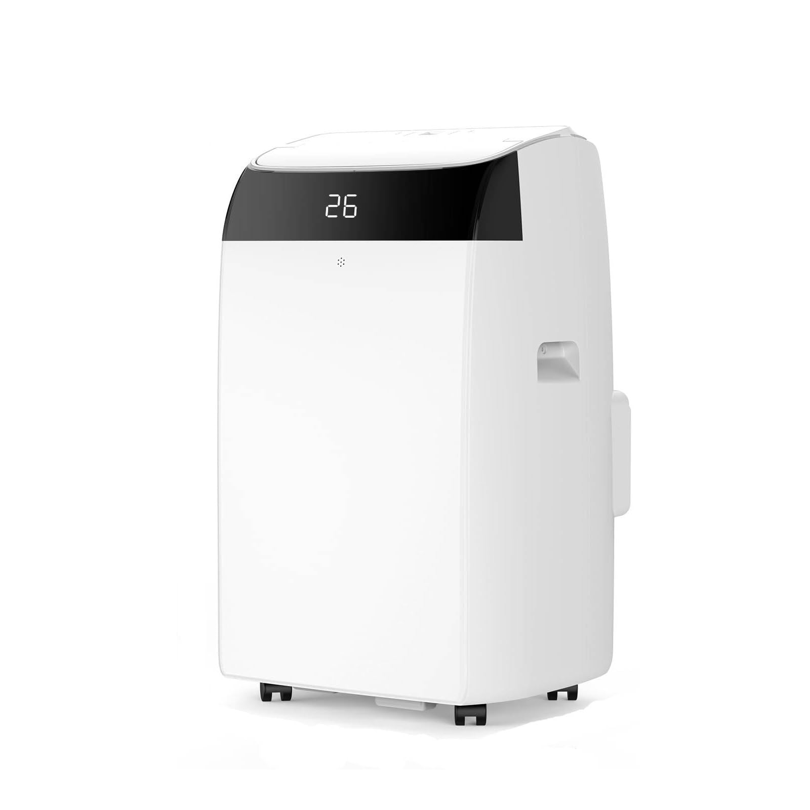 Portable Air Conditioner 10000 BTU, A++ Energy Efficient Mobile Air Conditioning Unit with R290 Refrigerant, 4‑in‑1 Mobile Air Conditioner, Cooling, Dehumidifier, Fan, Follow‑Me Function, Quiet 52 dB