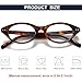 Mirkcittle Retro Oval Blue Light Glasses for Women Men Fashion 90s Tortoise glasses Fake Nerd Y2k Frame Eyeglasses (Tortoise Frame)