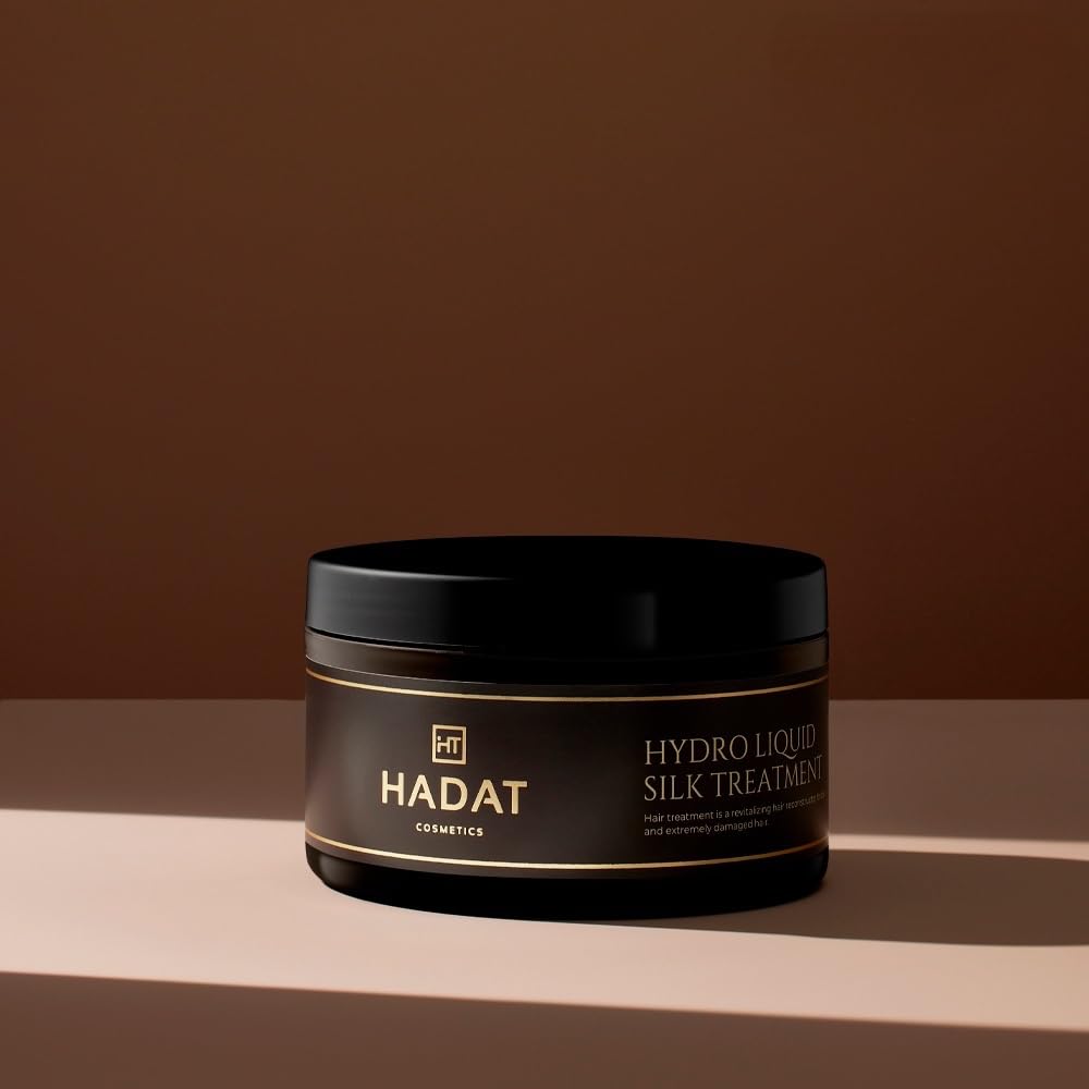 HADAT HYDRO LIQUID SILK TREATMENT 8.45 Fl. Oz. (250 ml) Hair Mask - Deep Restoration and Hydration, Healthy Shine and Split End Prevention for Dry and Damaged Hair
