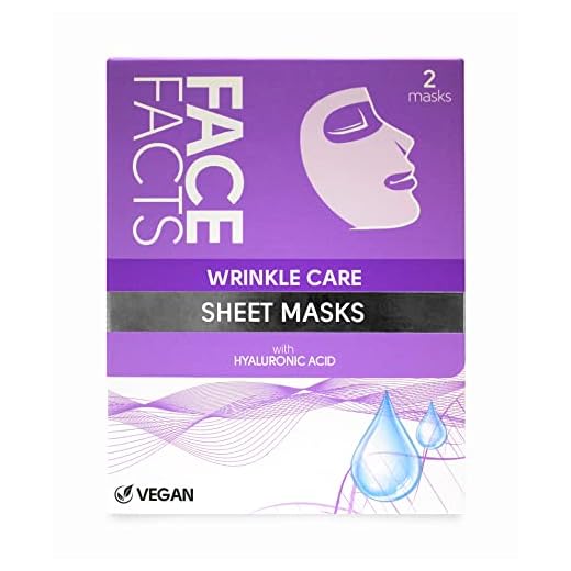 Face Facts Wrinkle Care Sheet Mask | Plump + Nourish | 2 x Masks