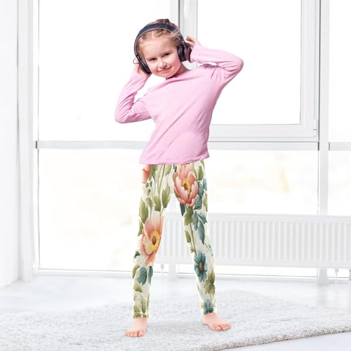 Bolaz Toddler Girls Leggings Printed Yoga Pants Leggings Retro Wallpaper for Kids4